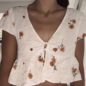 ON HOLD LA Hearts Button Down Baby Doll Top, small